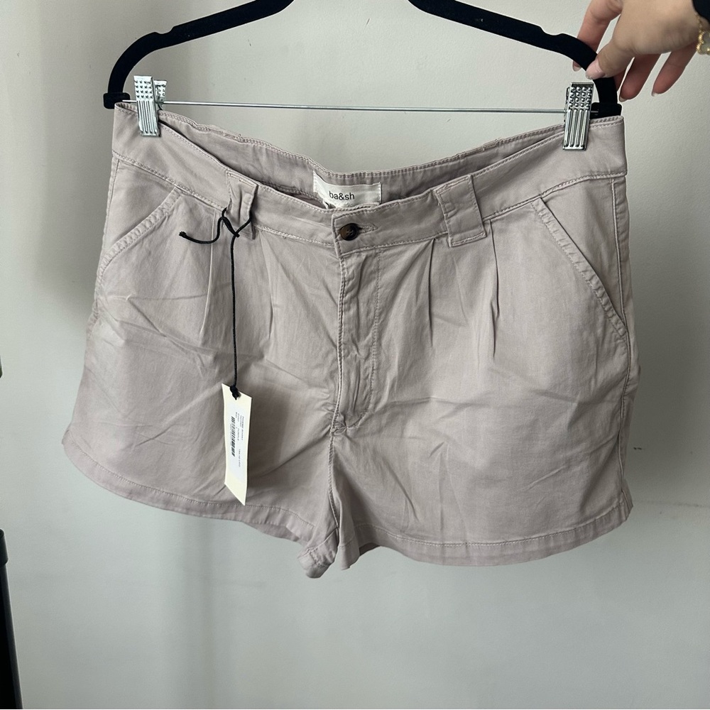 NWT ba&sh prisme shorts in purple